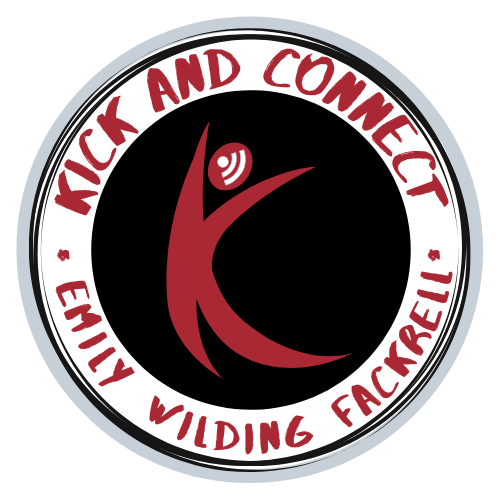 Kick and connect logo trans